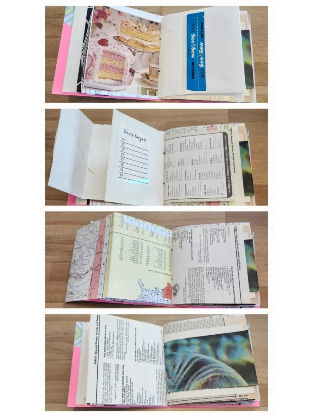 Junk Journal Handmade 96 pages Floral